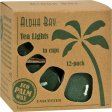 Aloha Bay Tea Lights Green 12 Count