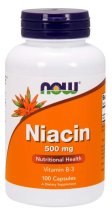 Now Foods Niacin 500 mg 100 Caps