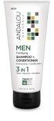 Andalou Naturals Men Fortifying Shampoo Conditioner 8.5 oz