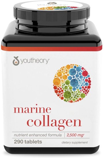 (image for) Youtheory Marine Collagen 290 Tablets