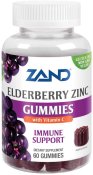 Zand Immune Elderberry Zinc Gummies 60 ct