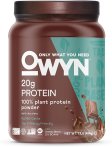 (image for) OWYN 100% Plant Protein Powder Chocolate 1.1 lb