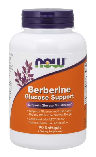 (image for) Now Foods Berberine Glucose Support 90 Sgels