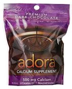 Adora Calcium Supplement Disk Organic Dark Chocolate 30 Pack