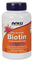 Now Foods Biotin 10 mg (10,000Mcg) 120 Vcaps