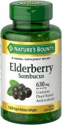 Nature's Bounty Elderberry Softgel 120 Count