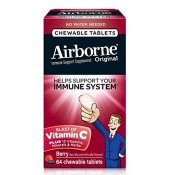 Airborne Immune Support Supplement Chewable Tablets Berry 64 Tab