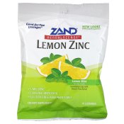 Zand Lemon Zinc Herbalozenge Natural Lemon Flavor 15 Lozenges