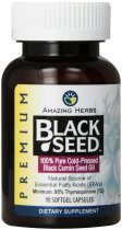 (image for) Amazing Herbs Cold-Pressed Black Seed Oil 500 mg 90 Softgels