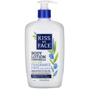 Kiss My Face Body Lotion Olive & Aloe Fragrance Free 16 oz