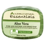 Clearly Natural Essentials Aloe Vera Natural Glycerin Soap 4 Oz