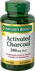 (image for) Nature's Bounty Charcoal (Activated) 100 Count