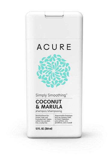 (image for) Acure Simply Smoothing Shampoo Coconut & Marula 12 fl oz