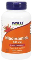 Now Foods Niacinamide 500 mg 100 Vcaps