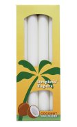 Aloha Bay Palm Tapers White 4 Count