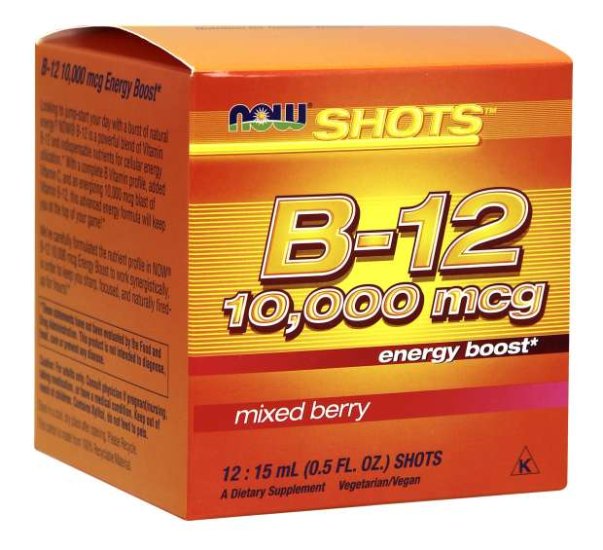 (image for) Now Foods Energy B-12 Now Shot 15Ml 12 Pack