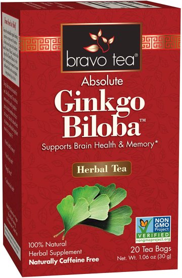 (image for) Bravo Teas & Herbs Absolute Gingko Biloba Tea 20 bags