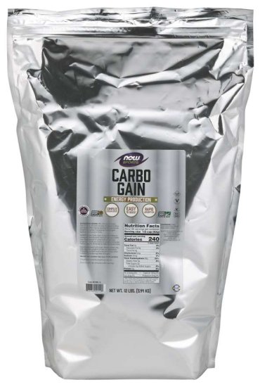 (image for) Now Foods Carbo Gain 12 lb