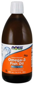 Now Foods Omega-3 Fish Oil Lemon 500 Ml