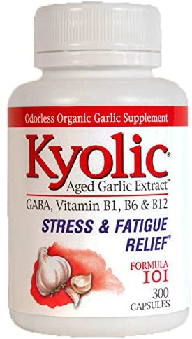 (image for) Kyolic Garlic Plus Formula 101 Stress Fatigue 300 Capsules