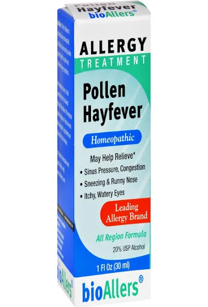 (image for) Bio-Allers Allergy Treatment Relief for Pollen, Hayfever 1 oz - Click Image to Close