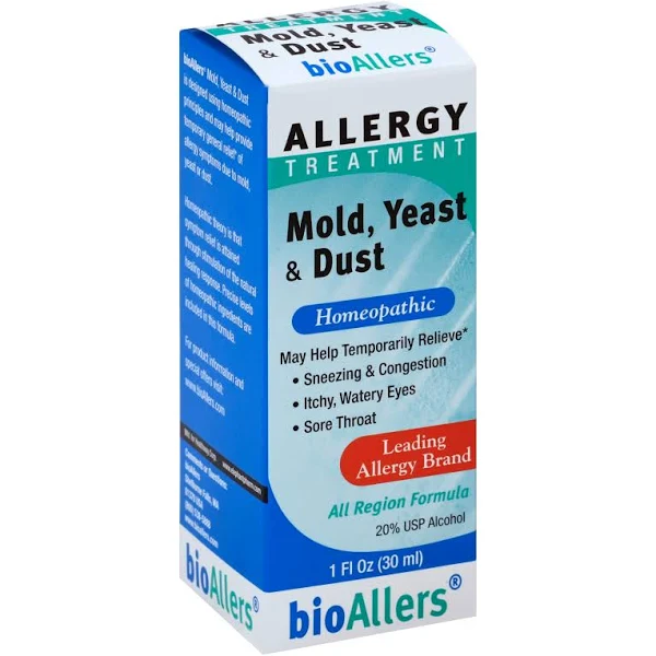 Bio-Allers Allergy Treatment - Mold, Yeast & Dust 1 fl oz