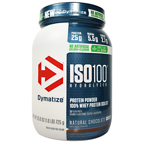 (image for) Dymatize Natural Iso 100 Natural Chocolate 1.6 lb