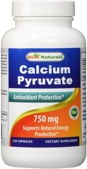 (image for) Best Naturals Calcium Pyruvate 750 mg 120 Capsules