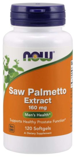 (image for) Now Foods Saw Palmetto Extract 160 mg 120 Softgels