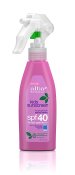 Alba Botanica Tropical Fruit Spray Lotion Kids SPF 40 4 oz