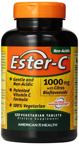 (image for) American Health Ester-C Citrus Bioflavonoids 1000 mg 120 Tablets