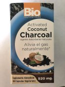 Bio Nutrition Activated Coconut Charcoal 520 mg, 90 Capsules