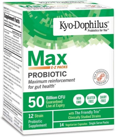 (image for) Kyolic Kyo-Dophilus Max E-Z Probiotics 14 Packets