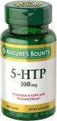 (image for) Nature's Bounty Double Strength 5-HTP 100 mg. Capsules 60 Count