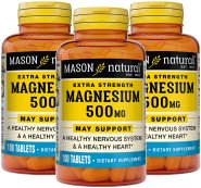 Mason Naturals Magnesium 500mg Extra Strength 100Tabs