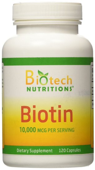 (image for) Biotech Nutritions Biotin Maximum Strength 120 Capsules