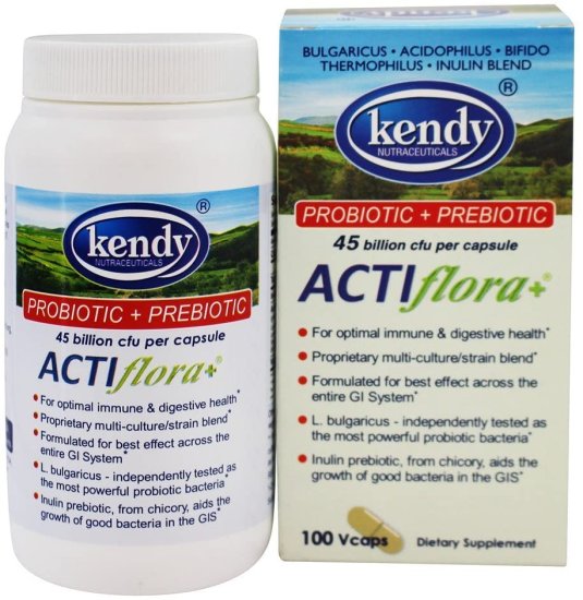 (image for) Actiflora + Synbiotic - Pre/Probiotic - 100 VCaps