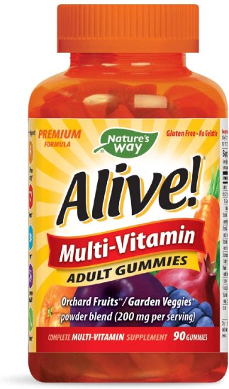 (image for) Nature\'s Way Alive! Adult Multivitamin 90 Gummies