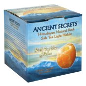 Ancient Secrets Himalayan Natural Rock Salt Tea Light Holder Med