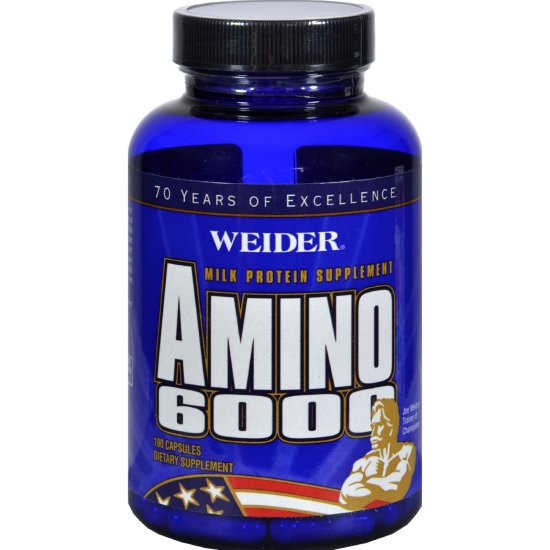 (image for) Weider Global Amino 6000 Capsules 100ct