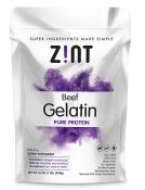 Zint Nutrition Beef Gelatin Powder Bag 16 oz