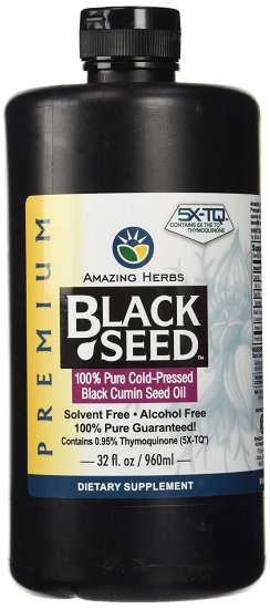 (image for) Amazing Herbs Egyptian Black Seed Oil 32 oz