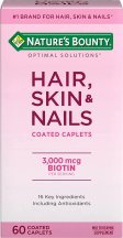 (image for) Optimal Solutions Hair, Skin and Nails Formula Tablets 60 Count