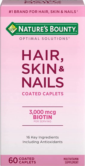 (image for) Optimal Solutions Hair, Skin and Nails Formula Tablets 60 Count