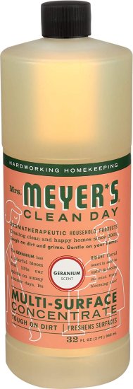 (image for) Mrs Meyer\'s Multi-Surface Cleaner Concentrate Geranium 32 oz