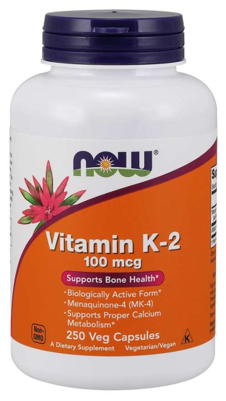 (image for) Now Foods Vitamin K-2 100Mcg 250 Vcaps