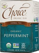 Choice Organic Teas Herbal Tea Organic Peppermint 16 Bags