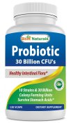 Best Naturals Probiotic 10 30 Billion CFU 120 Veggie Capsules