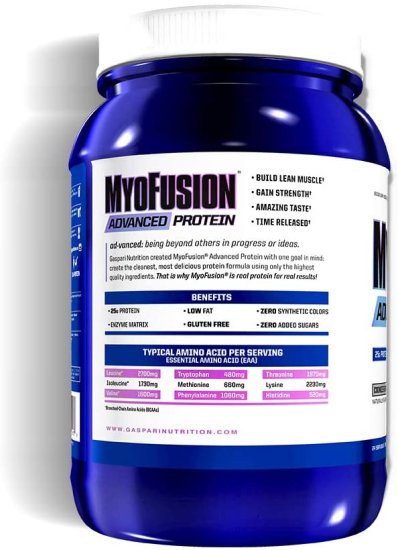 (image for) Gaspari Nutrition MyoFusion Advanced Protein Cookie & Cream 2 lbs