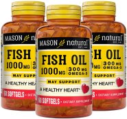 Mason Natural Omega 3 Fish Oil 1000mg 60 Softgels